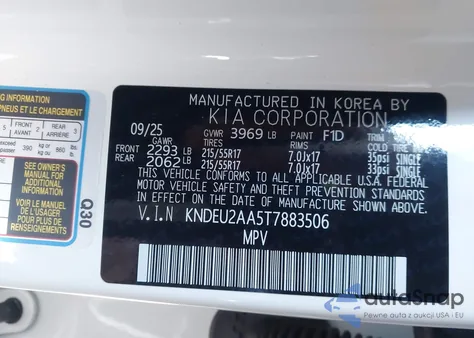 2026 Kia Seltos S from USA, damaged, VIN KNDEU2AA5T7883506